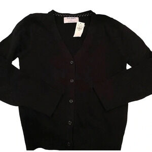 OLD  NAVY NEW NWT  BLACK CARDIGAN SWEATER SUMMER SWEATER SHIRT TOP GIRLS SIZE 8